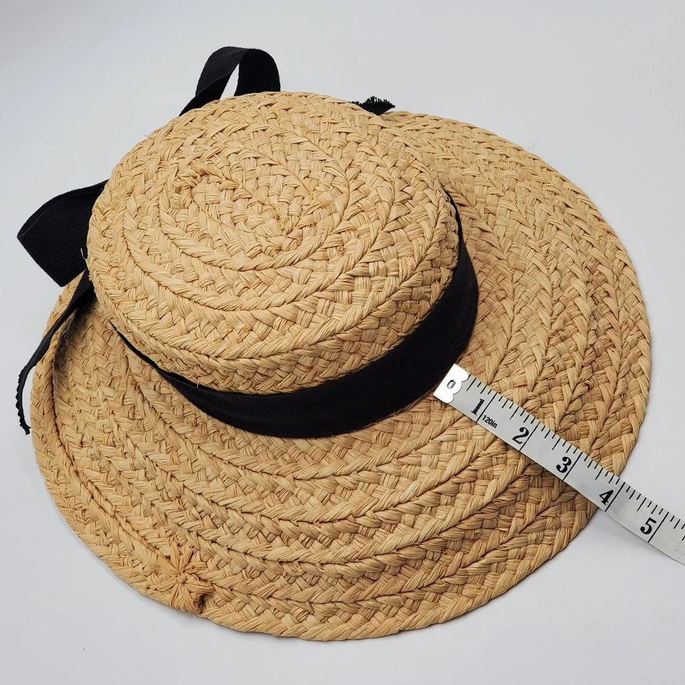 Helen Kaminski Classic 5 Raffia Woven Wide Brimmed Hat